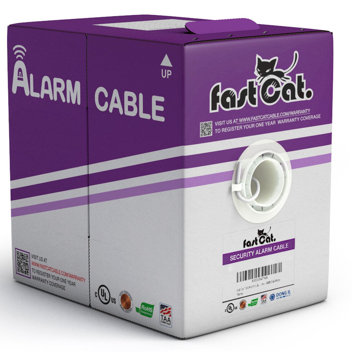 18 AWG Alarm & Security Cable, Pure Copper, Unshielded, CMR UL Liste